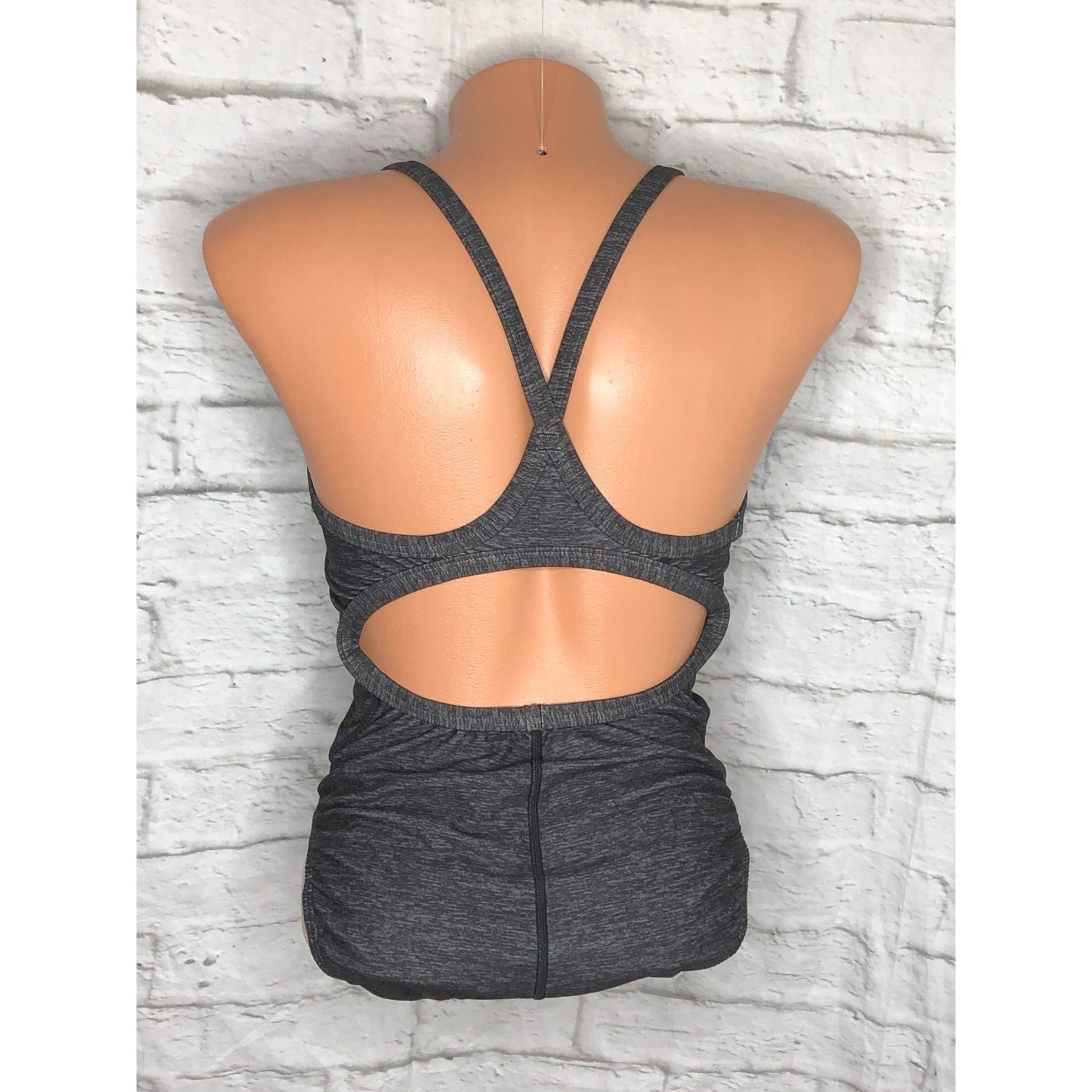 TYR Women’s One Piece Swimsuit Black Gray Size 34 L