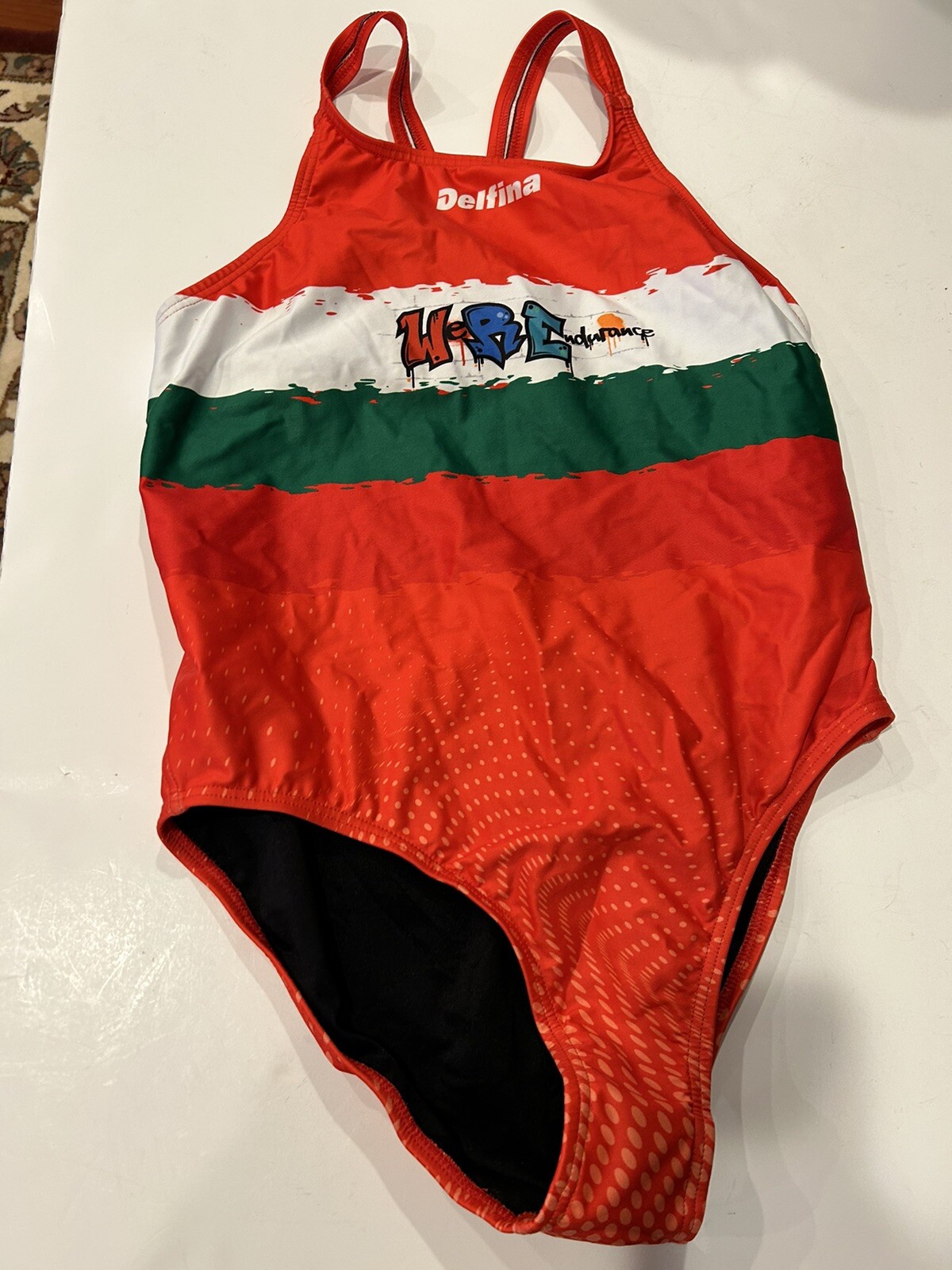 New Womens Delfina Swim Suit Water Polo One Piece Tournament Design Size 38 EU