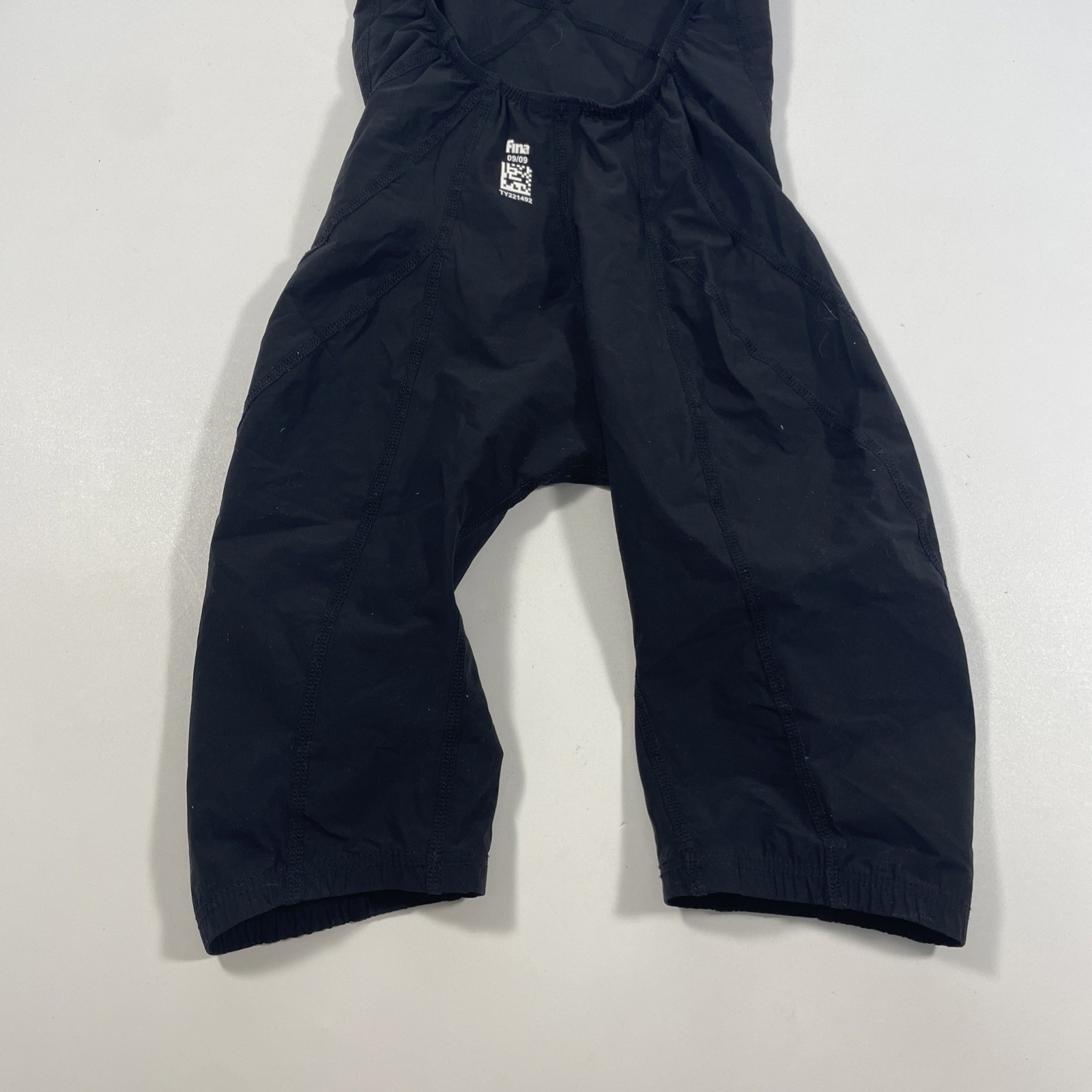 TYR Women’s 24 Black Tracer Aeroback Swim Short John USA Made New $240