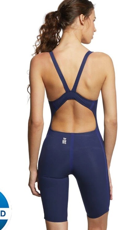Women’s Tracer B-Series Solid Open Back Kneeskin Tech Suit Swimsuit