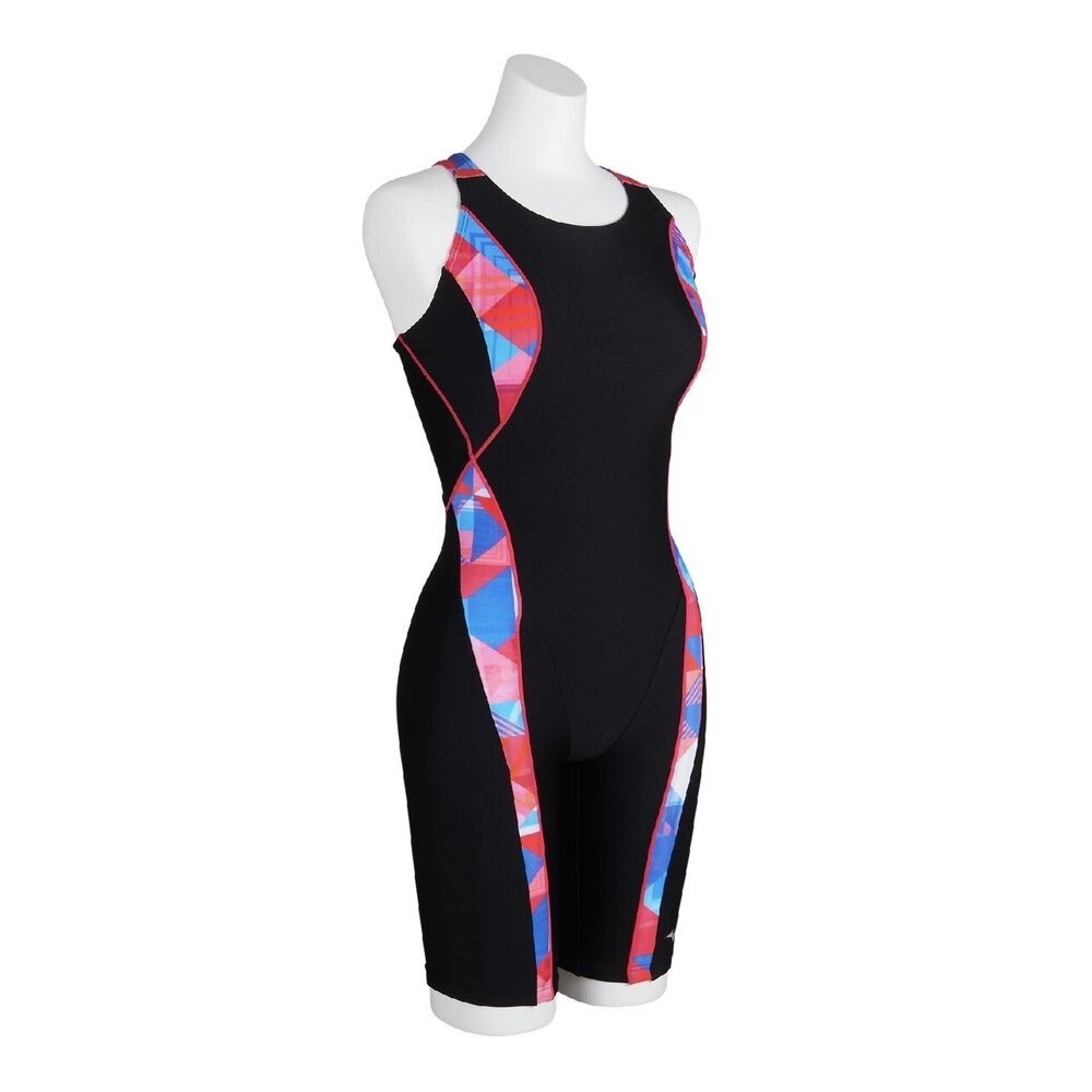 Mizuno Women’s Stroke ONE Swim Fitness One-Piece (All-in-One) N2JGC86196 Black