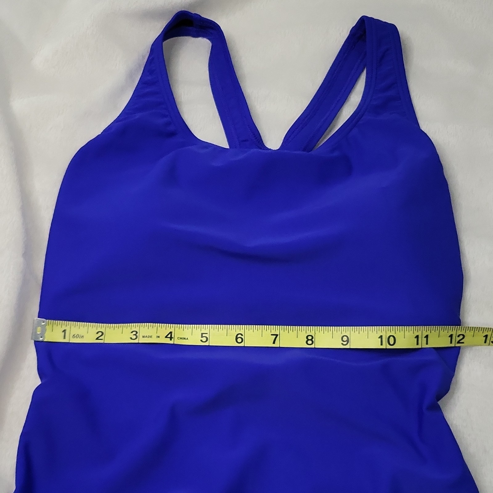Speedo Women’s One Piece Sport Swimwear Blue Size M Regular Swimming Suit