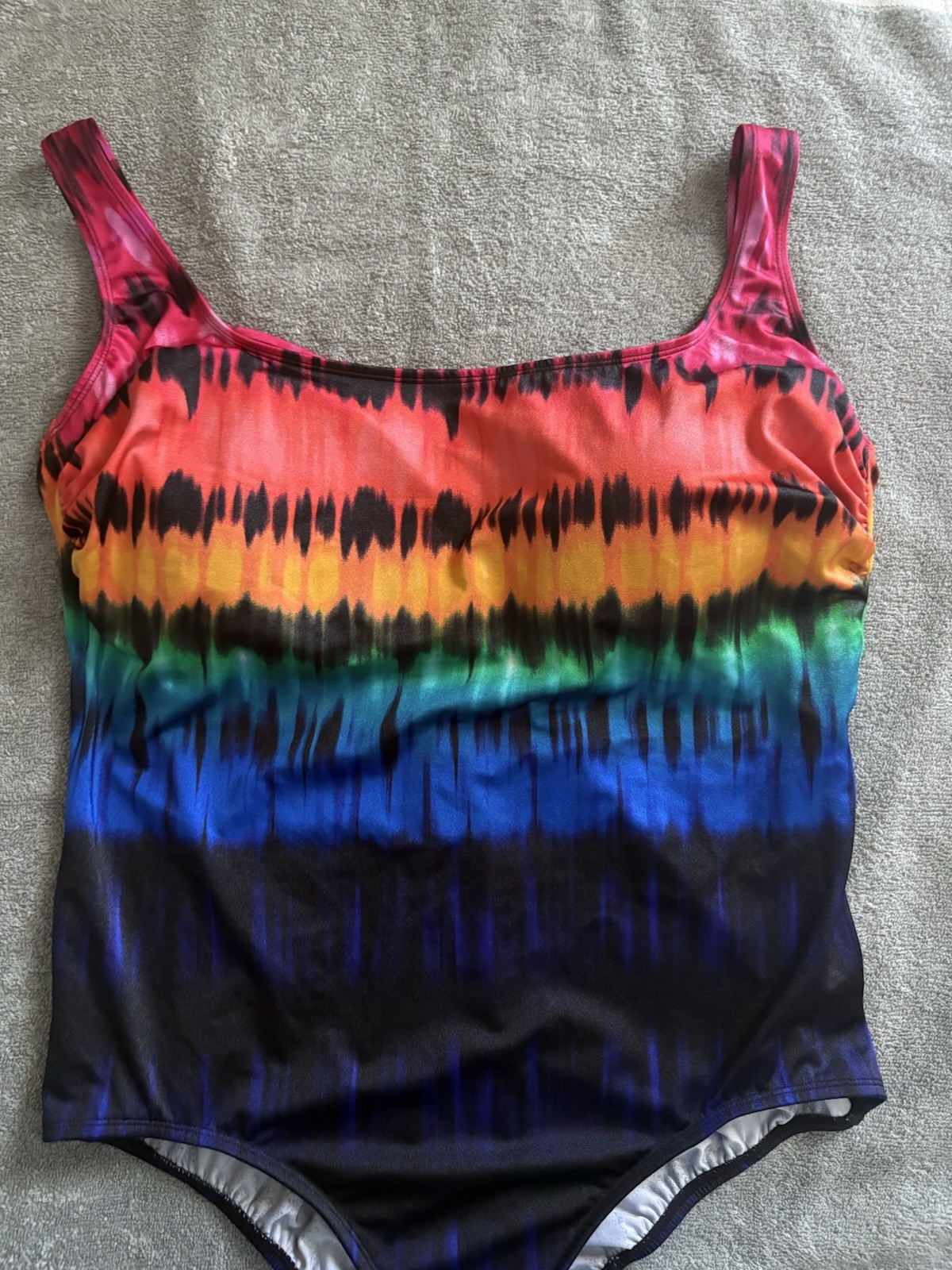 Longitude Heated Waters Crossback One Piece Swimsuit size 22