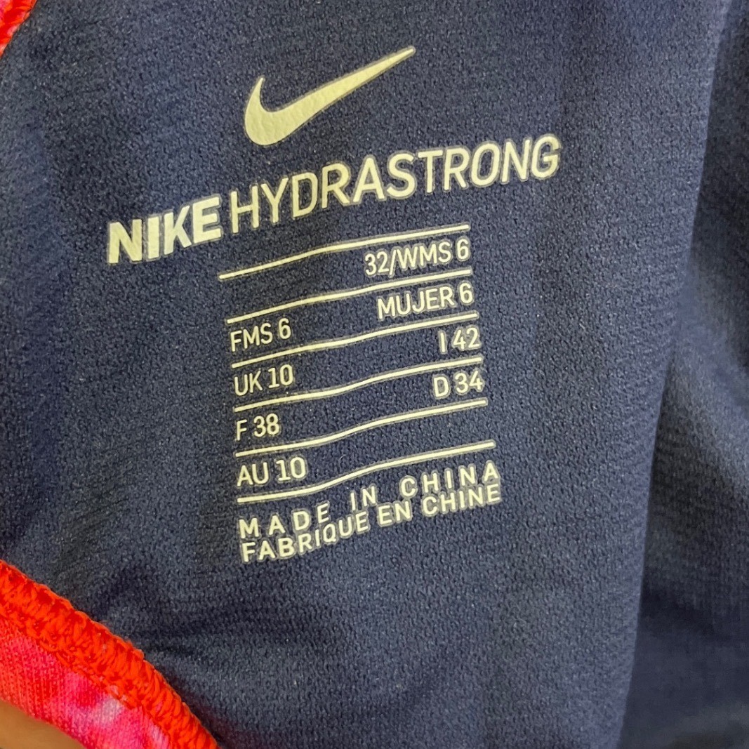 Nike Swim Team USA Olympic One Piece Swimsuit Pink Purple NESSE034 Womens 32 /6
