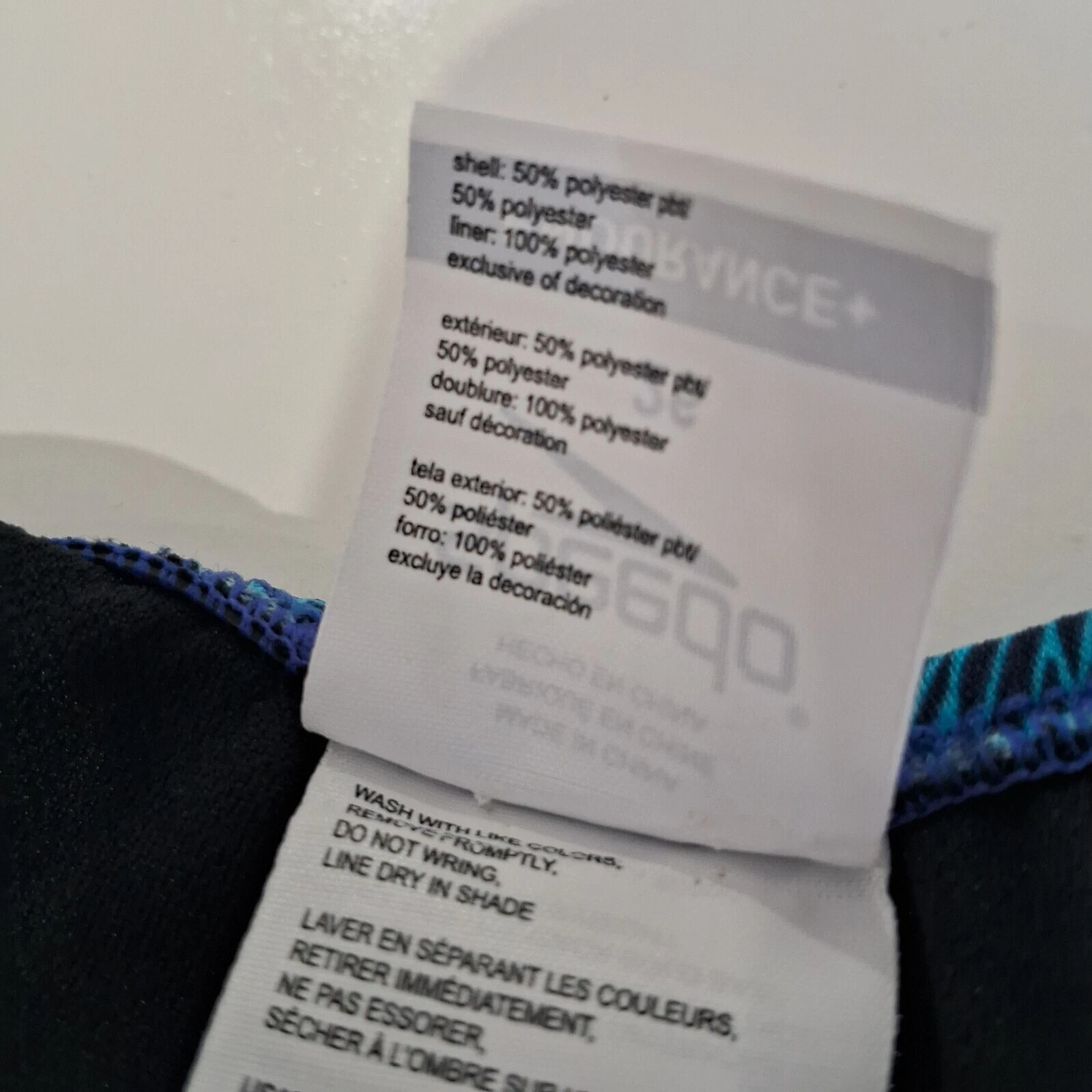 NWT SPEEDO Girl 26 Competition Swimsuit Cyclone Strong Endurance+ $84 Blue Swim
