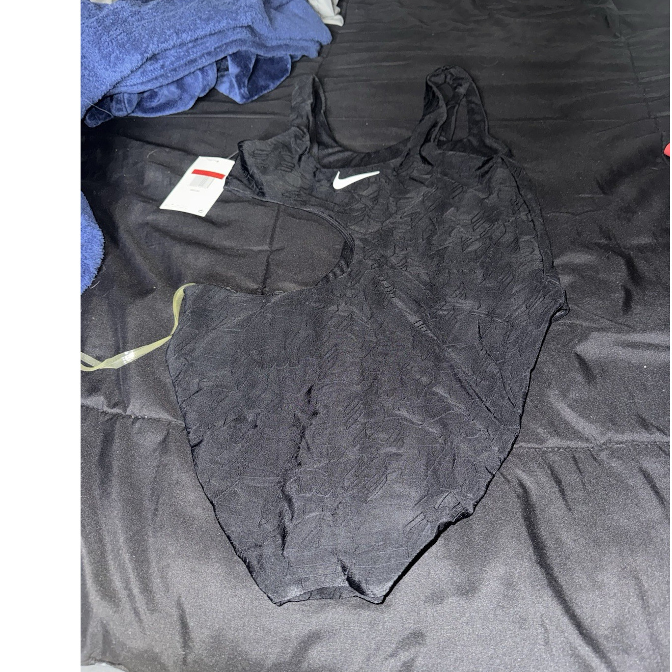 Nike Women’s One Piece Sport Swimsuit Swimwear Black Size L Swimming Athletic