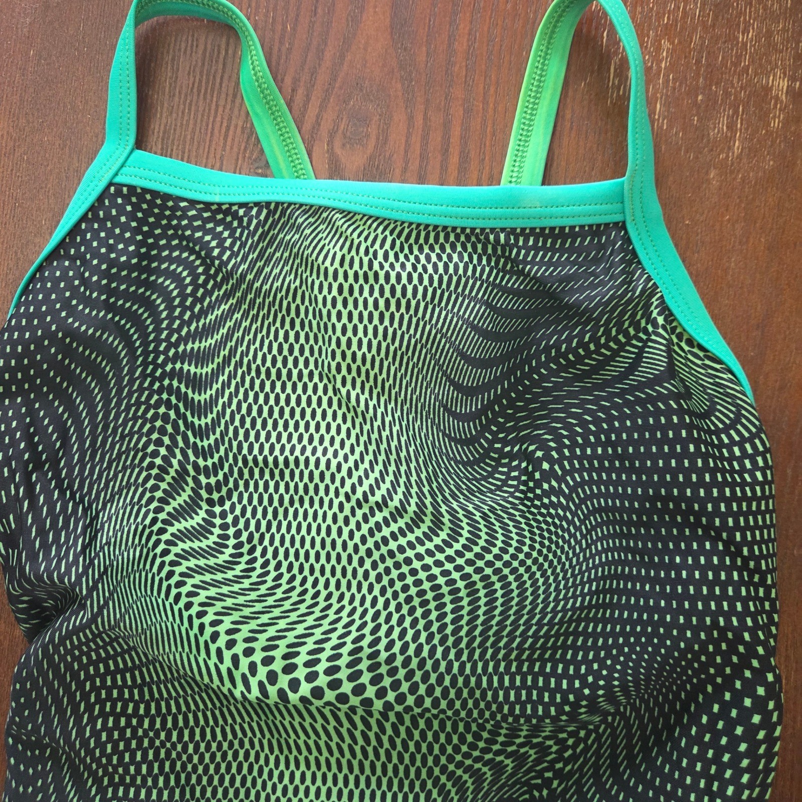 Speedo Crossback PowerFLEX Eco One Piece Swimsuit Competitive Swim Size 28