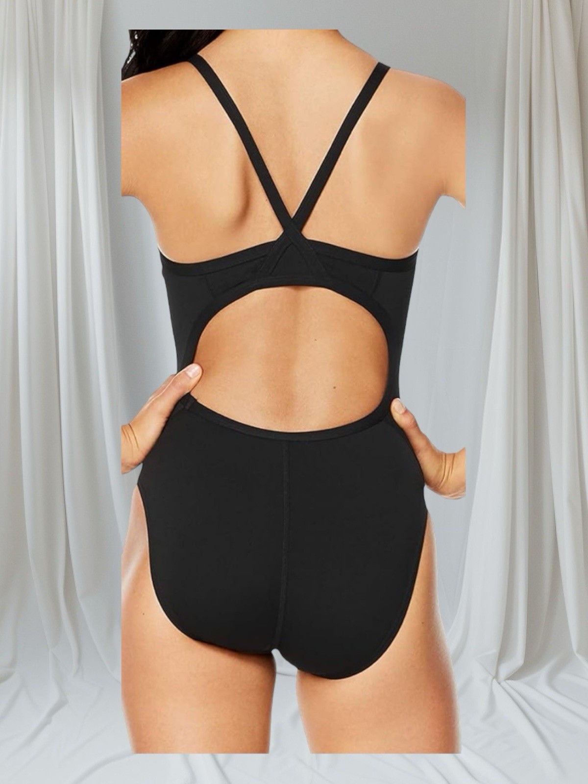 Speedo Women’s Endurance + Sz 12/38 Black NWOT
