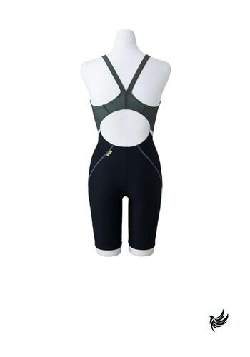 Mizuno Women’s One-Piece Swimsuit Exersuit Training Swimsuit Half Suit Size 93