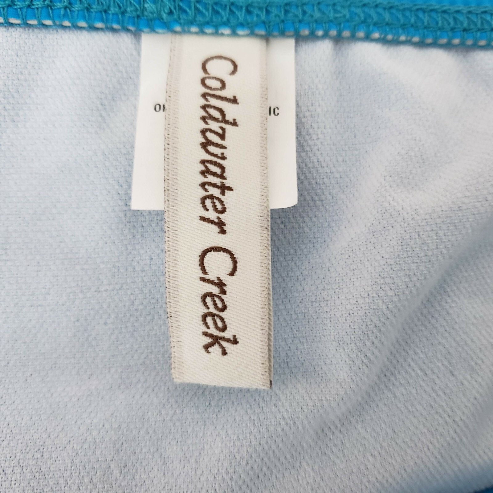 Coldwater Creek NWT Women’s Blue Bikini Bottom Size 16