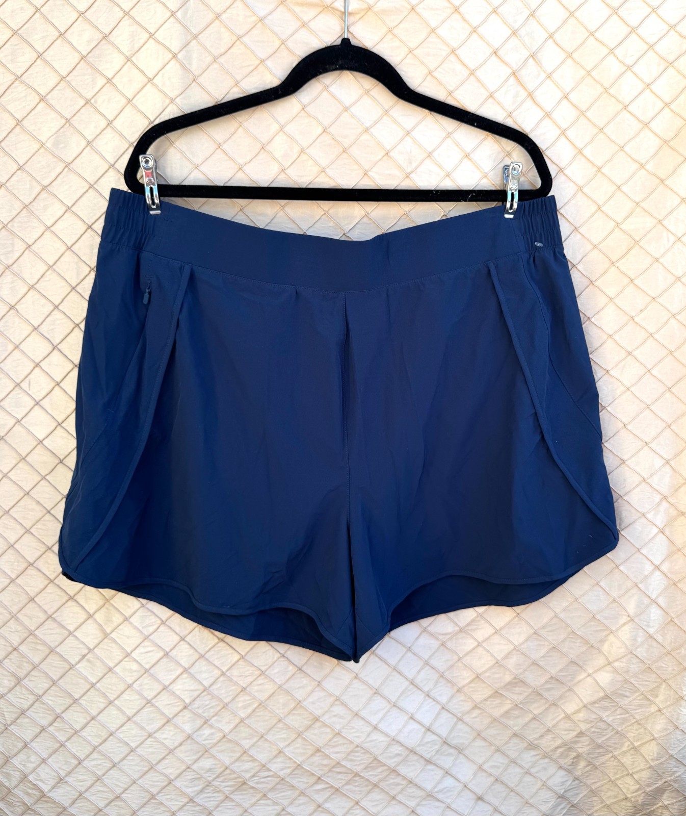 Avia Drawstring Elastic Waist Swim Shorts Women’s Size 3XL Navy Blue