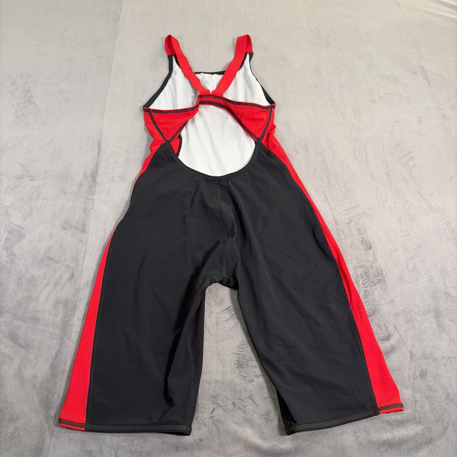 3) Speedo Fastskin LZR Pure Intent Open Back Kneeskin Tech Suit Size 10/36 Chrty
