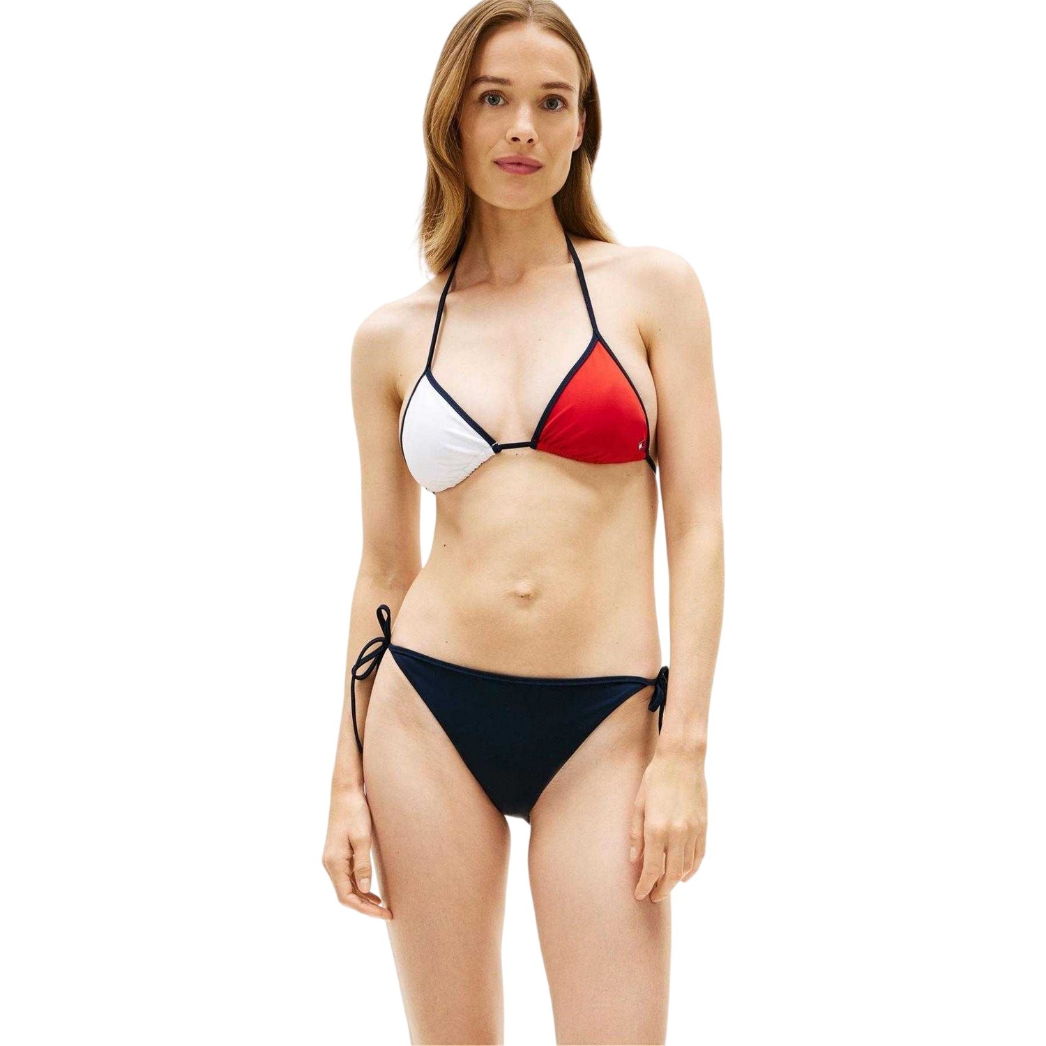 Tommy Hilfiger Womens/Ladies Flag Triangle Cups Bikini Top (GT34556)