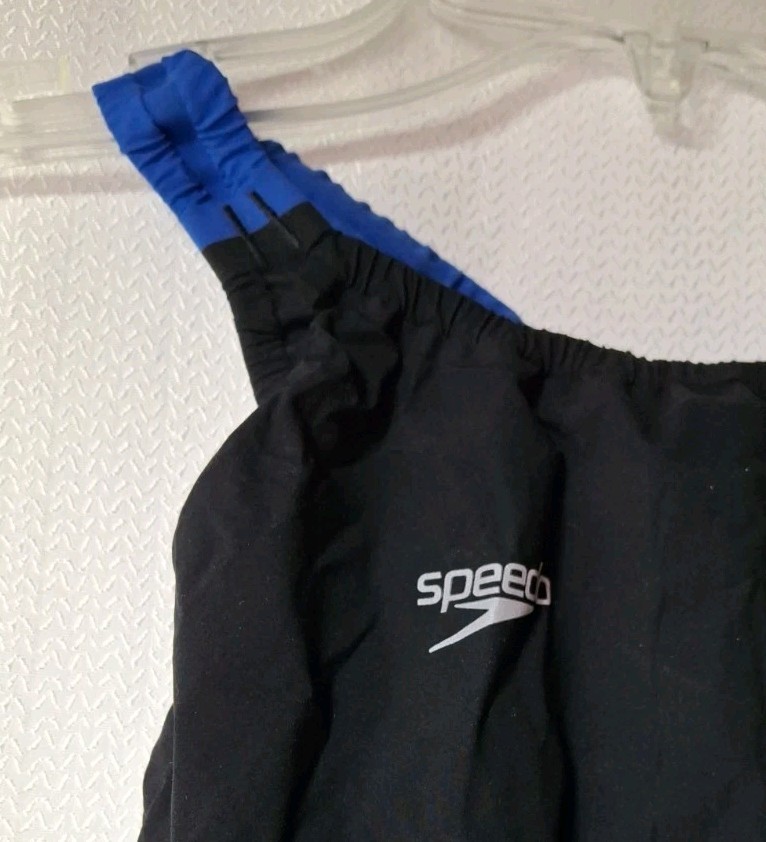 Speedo Fastskin LZR Racer Elite 2 Tech Suit 26 XS Blue Black Kneeskin Swim FINA
