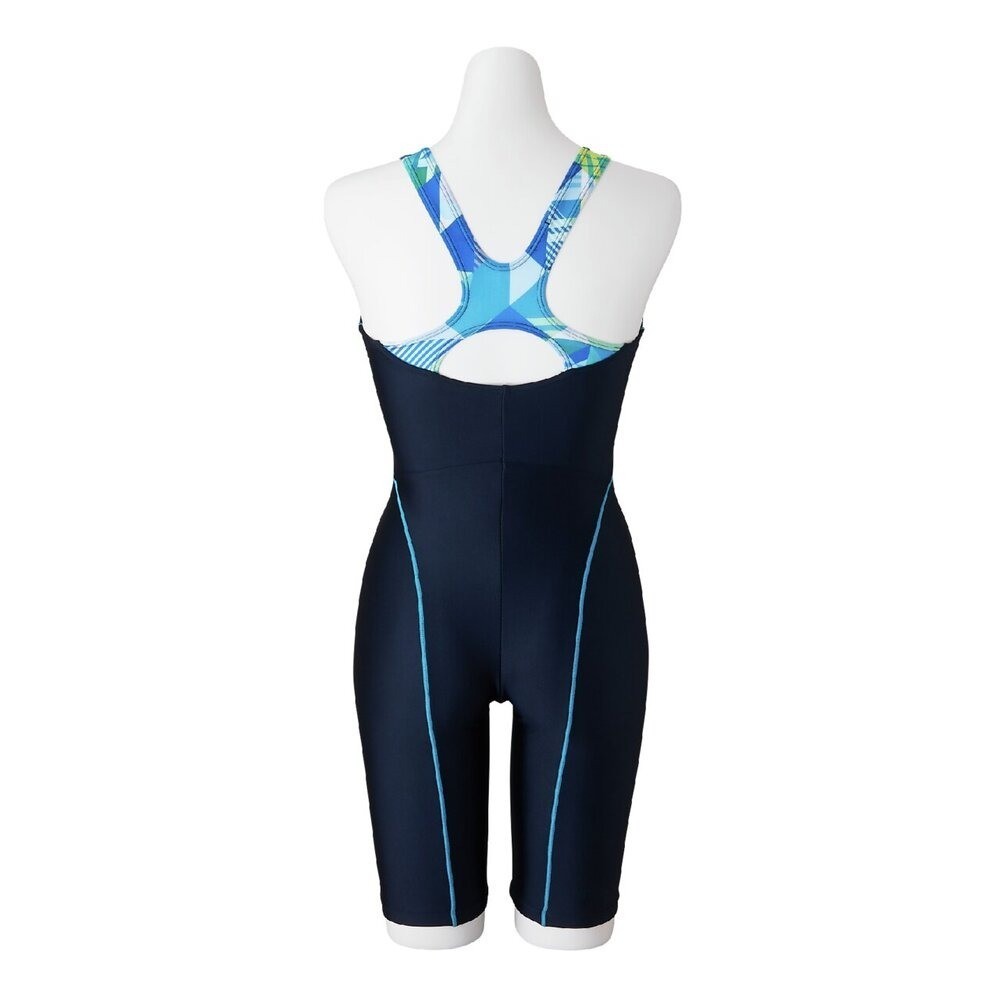 Mizuno Women’s Stroke ONE Swim Fitness One-Piece (All-in-One) N2JGC86182 Navy