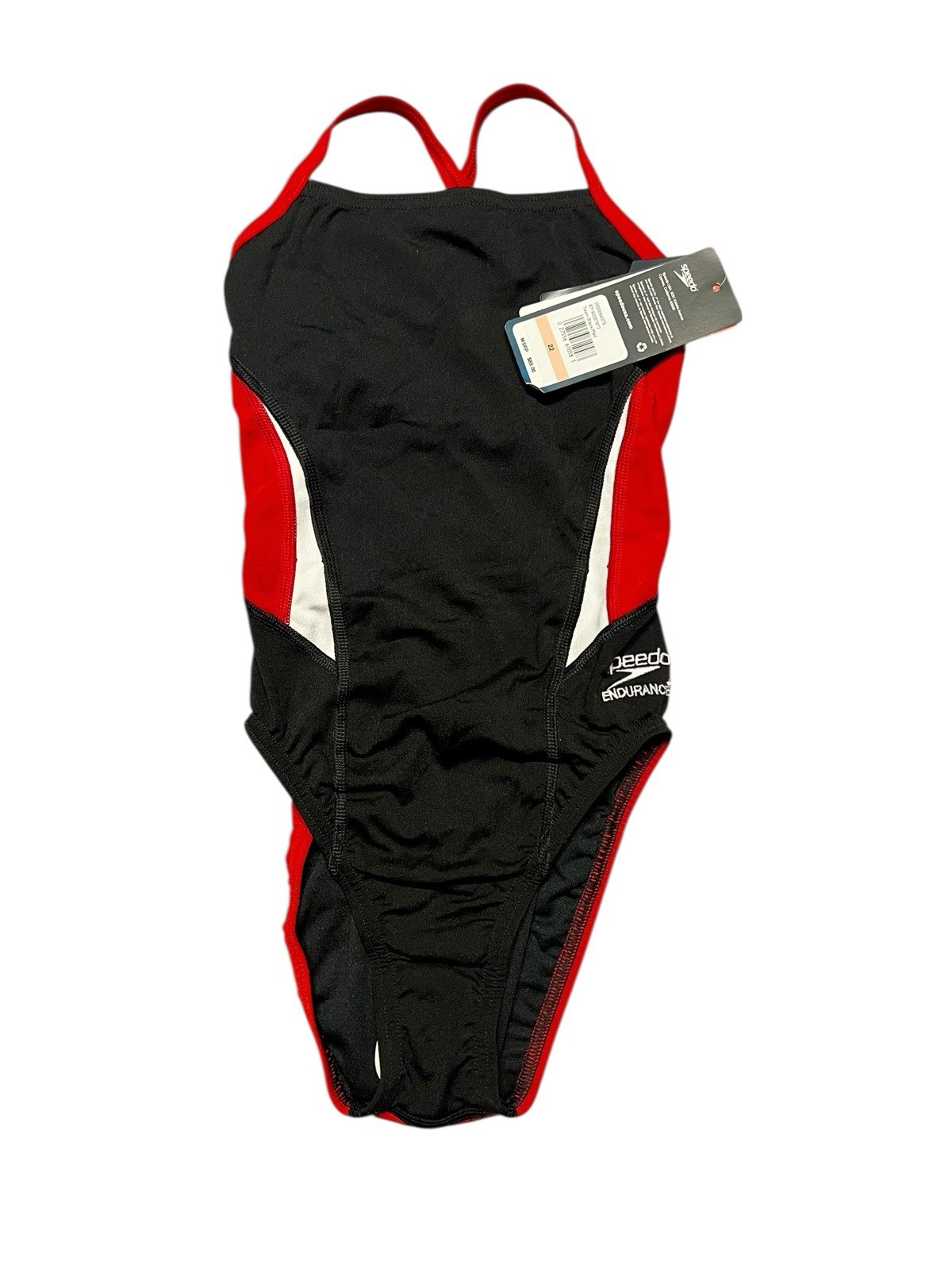 New With Tags Speedo Endurance+ Competition Racing Suit Womens 22 Crossback