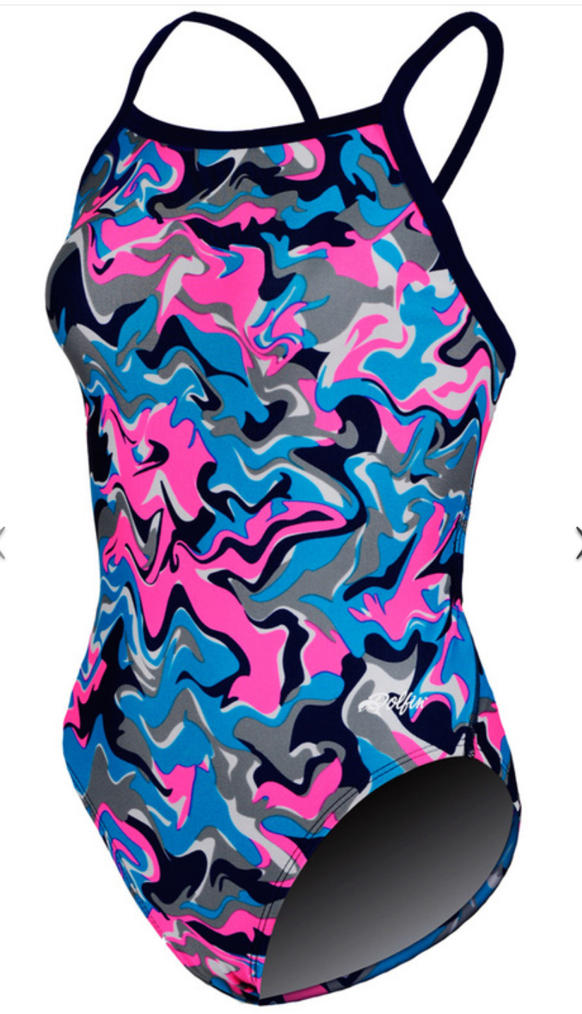 Size 28 Dolfin WINNERS “NITRO” V2 Chlorine Resistant Swimsuit w/tags Girls $46