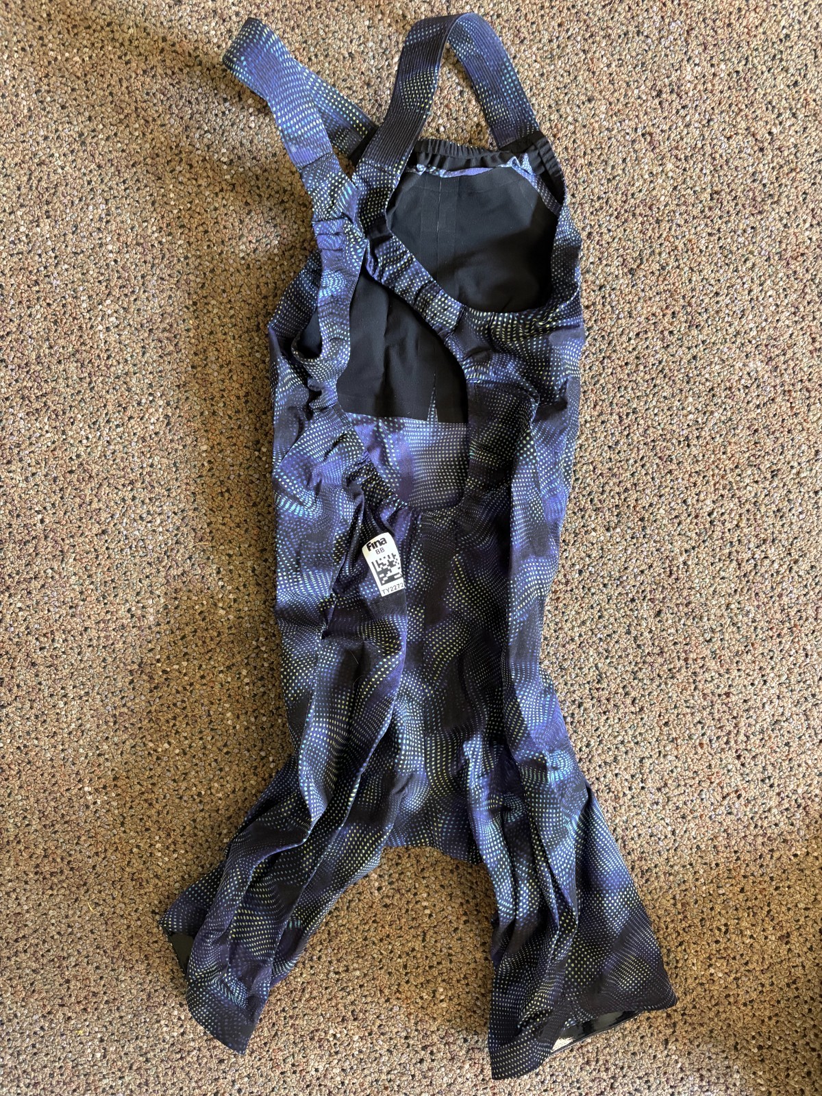 TYR Avictor 2.0 womens Open back Blue Swimming Techsuit Size 23