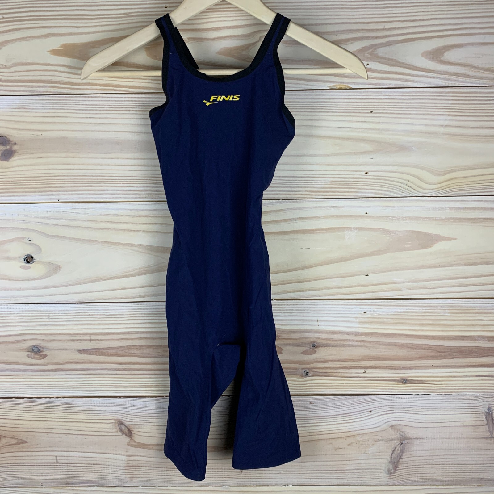 FINIS Competive Fina AJ Open Back Technical Racing Swim Suit Blue 20