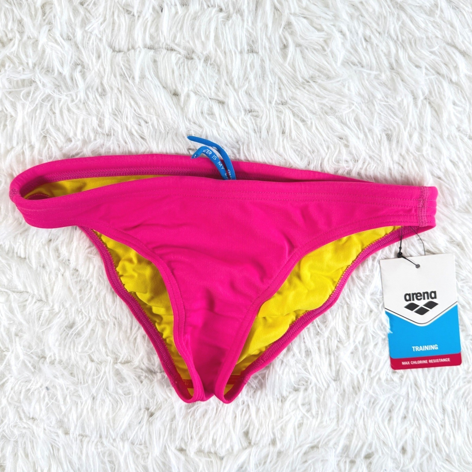 Arena Crop Tank Fresia Rose Yellow Pink Star Bikini Set XS 30 Y2K Retro Beach