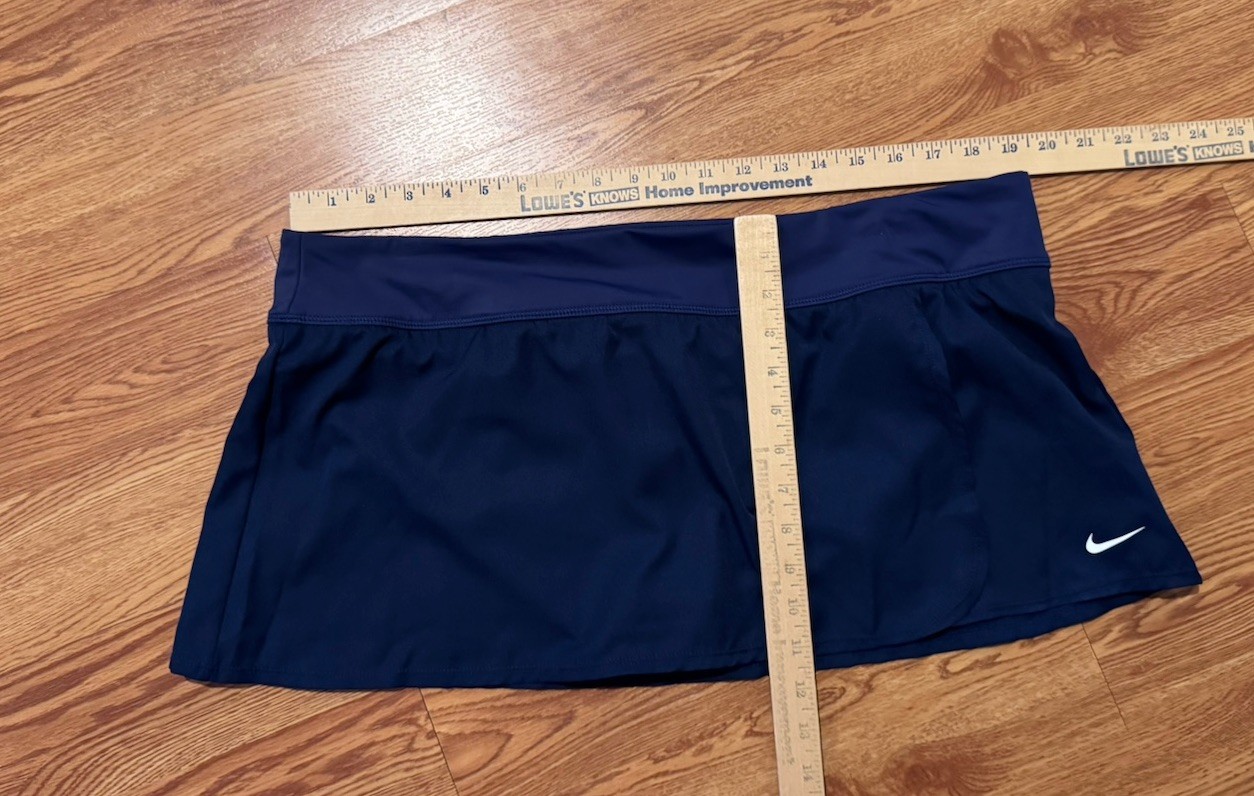 Nike Women’s Solid Element Swim Board Skirt Blue Size XXL Modest Beach New