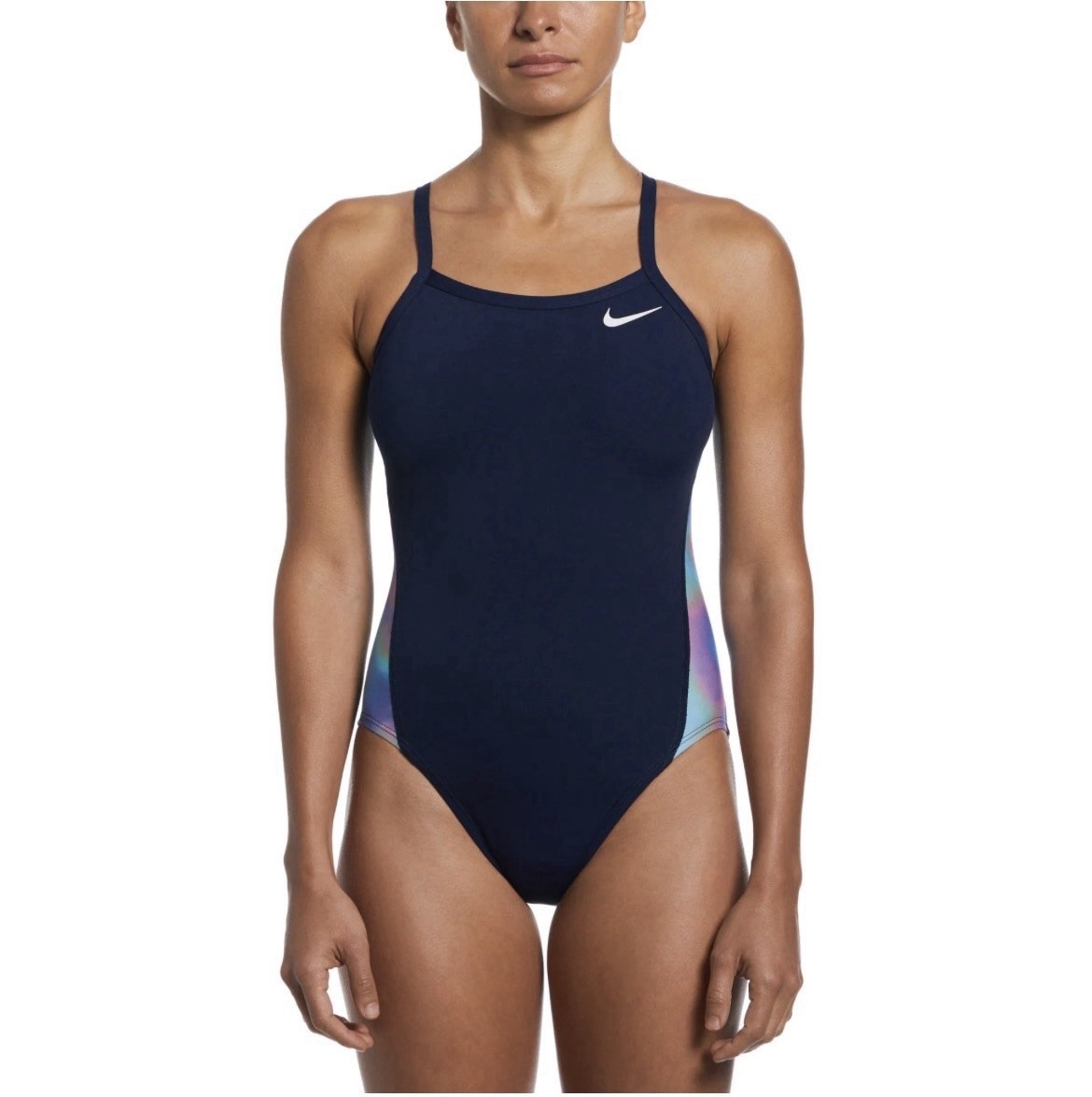 Nike Swim Women’s Hydrastrong Fastback One Piece Midnight Navy Size 34