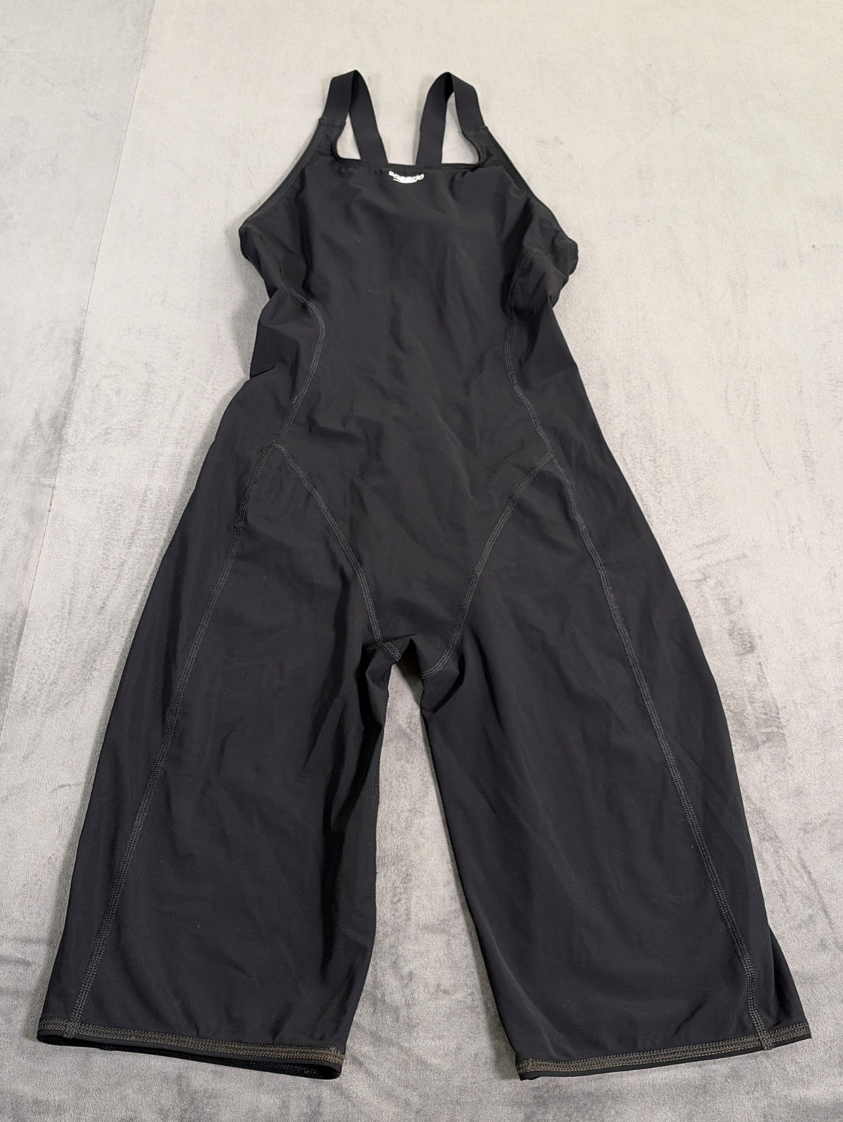 3) Speedo Fastskin LZR Pure Intent Open Back Kneeskin Tech Suit Size 10/36 Chrty