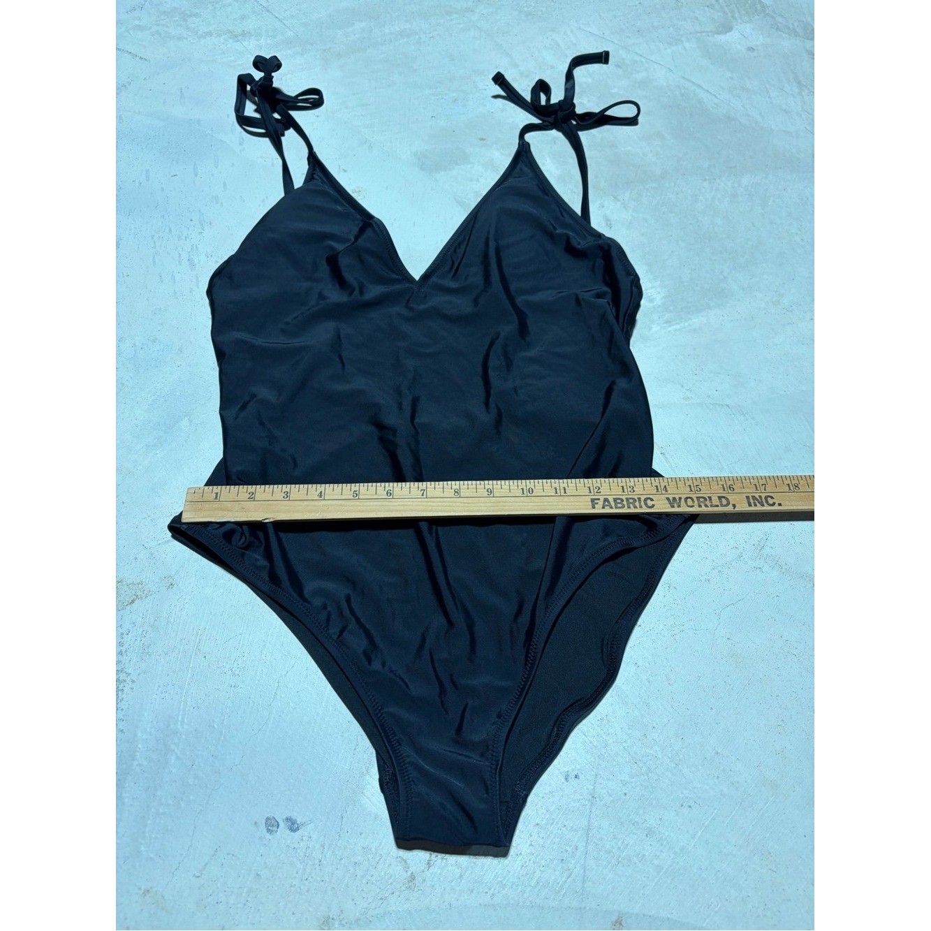 Aerie one piece full coverage black swimsuit large