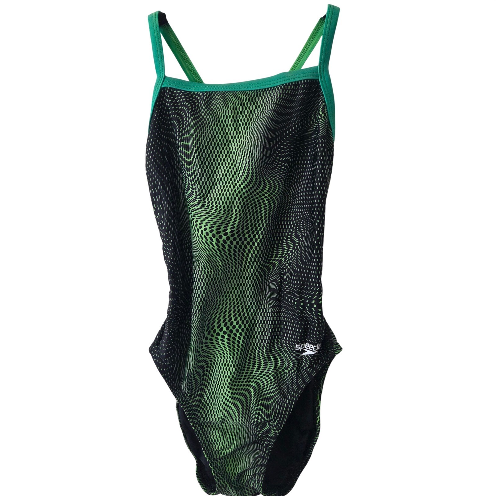 Speedo Crossback PowerFLEX Eco One Piece Swimsuit Competitive Swim Size 28