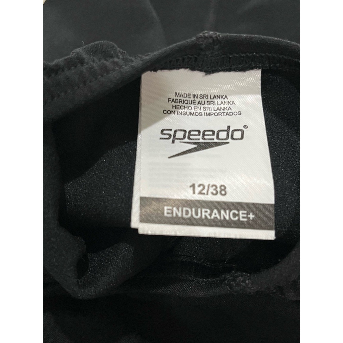 SPEEDO Endurance+ Strappy One Piece Black 12/38