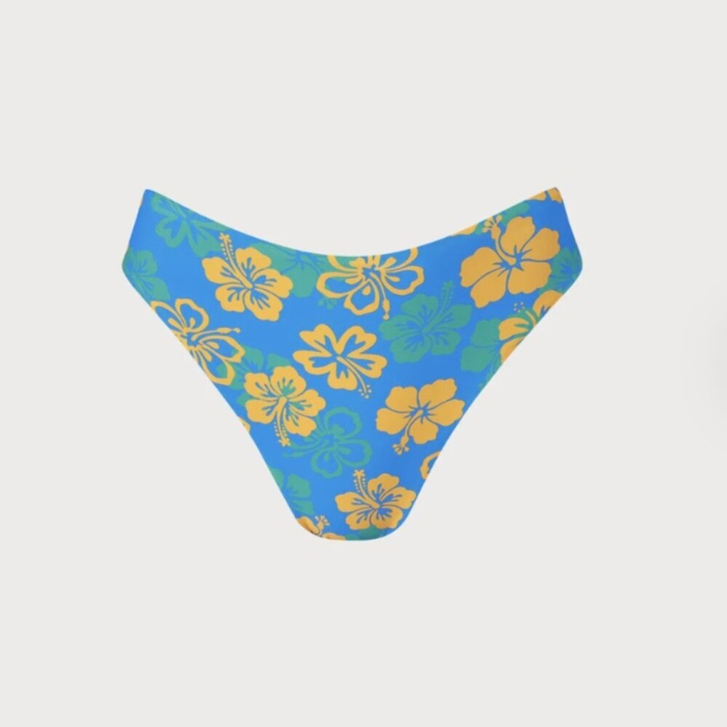 BERLOOK Floral Mid-Rise Bikini Bottom ONLY 66