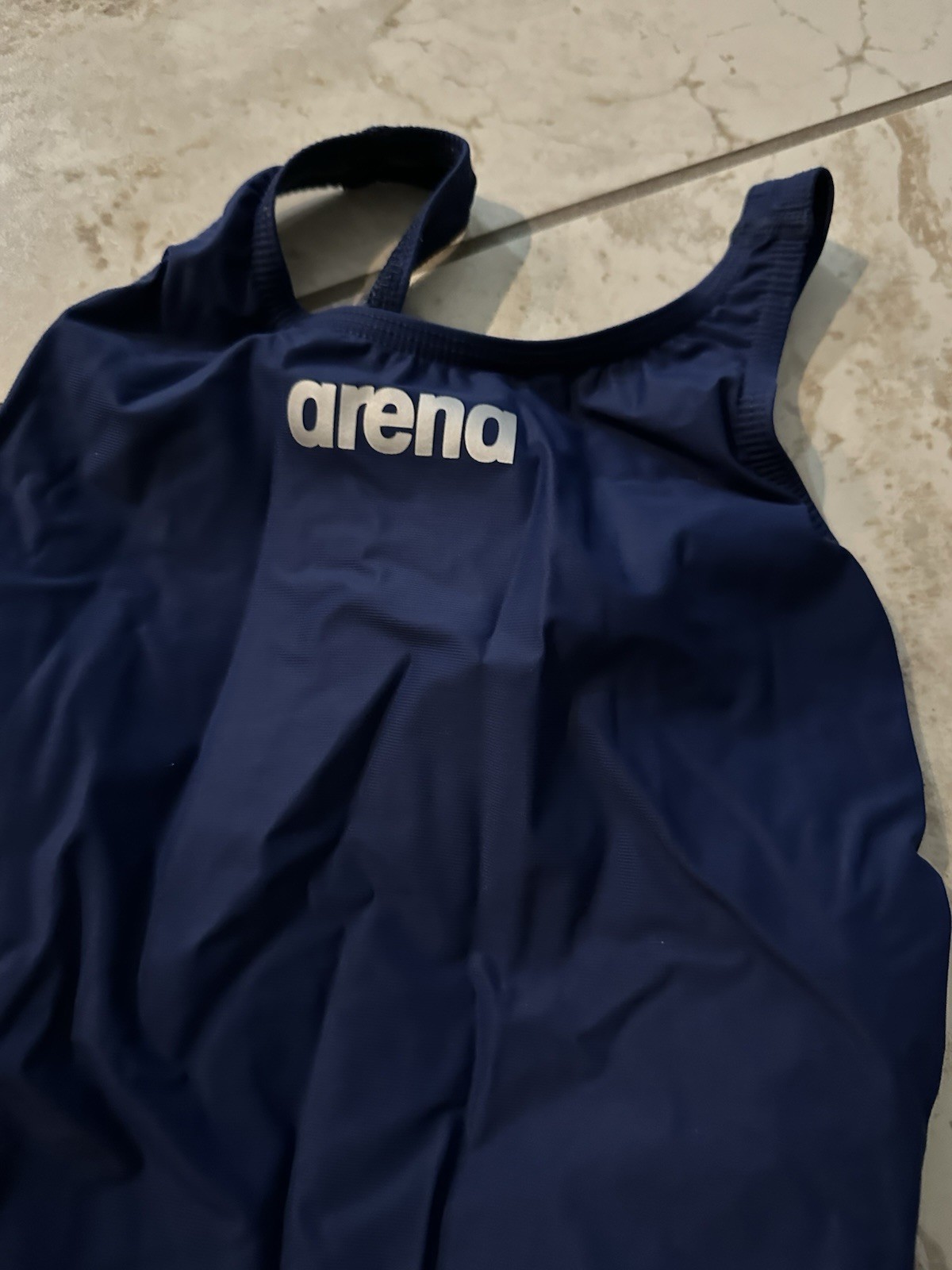 Arena Women’s Racing POWERSKIN ST Next Open Back Competition Swimsuit Navy 24