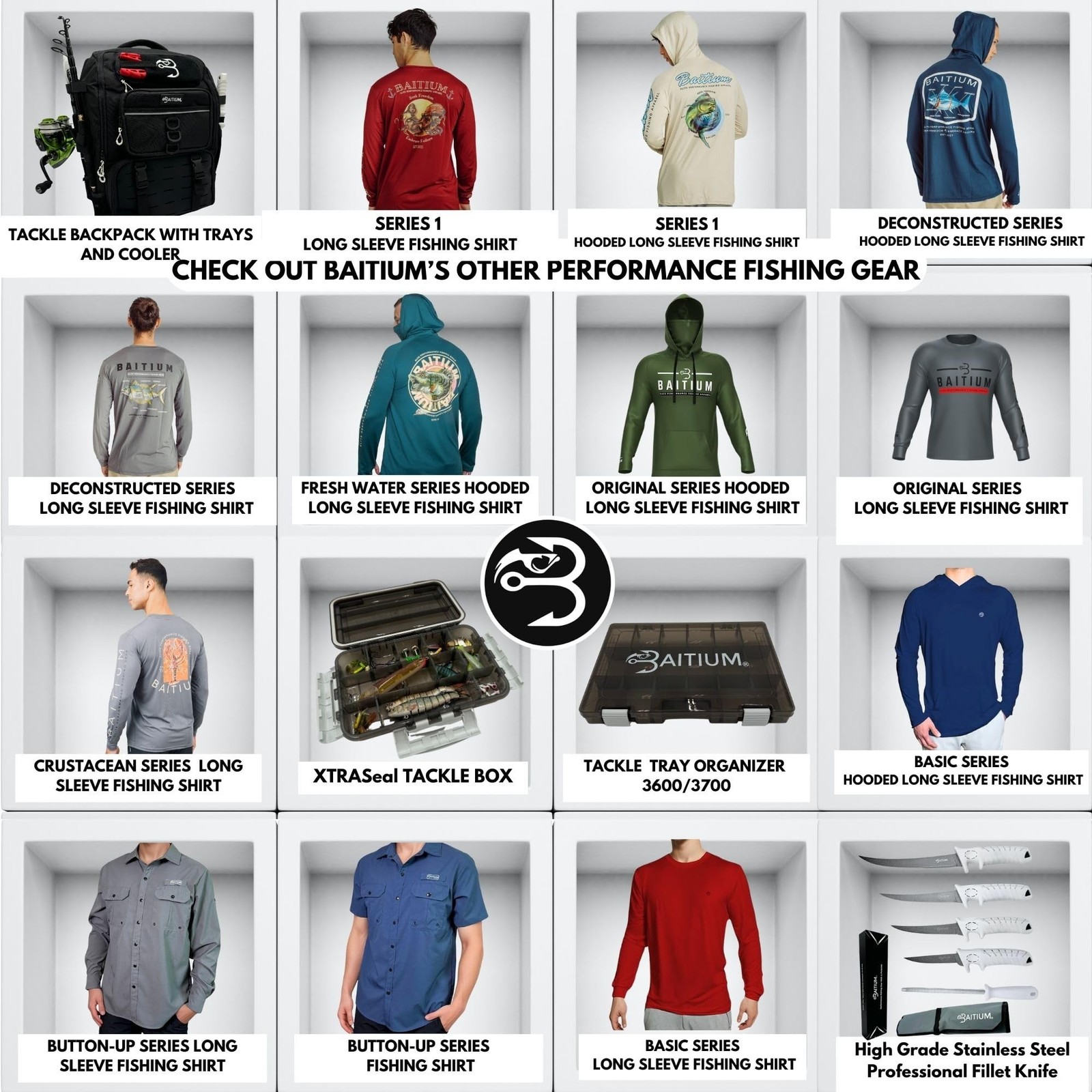 Fishing Shirts for Men, Mens Fishing Shirts Long Sleeve, UPF 50 Quick Dry, Ra…