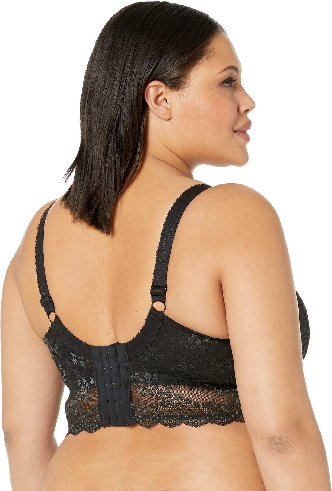 Elomi Women’s Charley Bralette: Fashion-Forward Longline Style with Plunge Ne…