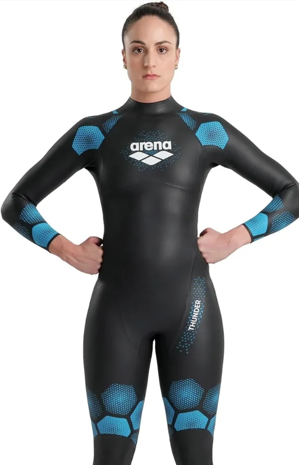 Arena Thunder Womens Open Water Wetsuit for Racing, Surfing, Triathlon – Large