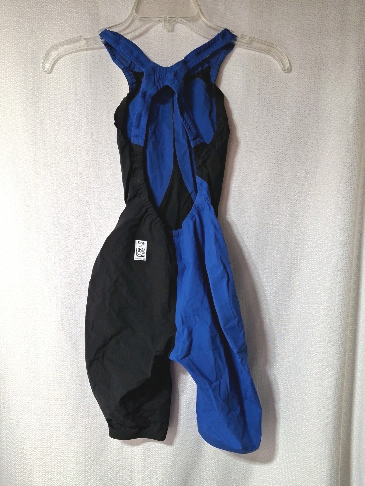 Speedo Fastskin LZR Racer Elite 2 Tech Suit 26 XS Blue Black Kneeskin Swim FINA