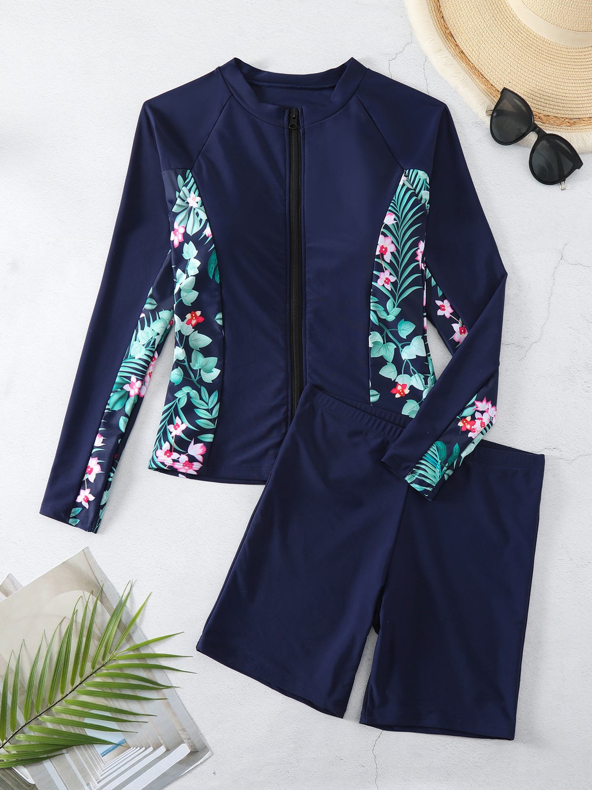 Swimsuits for Women 2 Pieces Rash Guard Wetsuit XS Small Medium Large Size 2-12