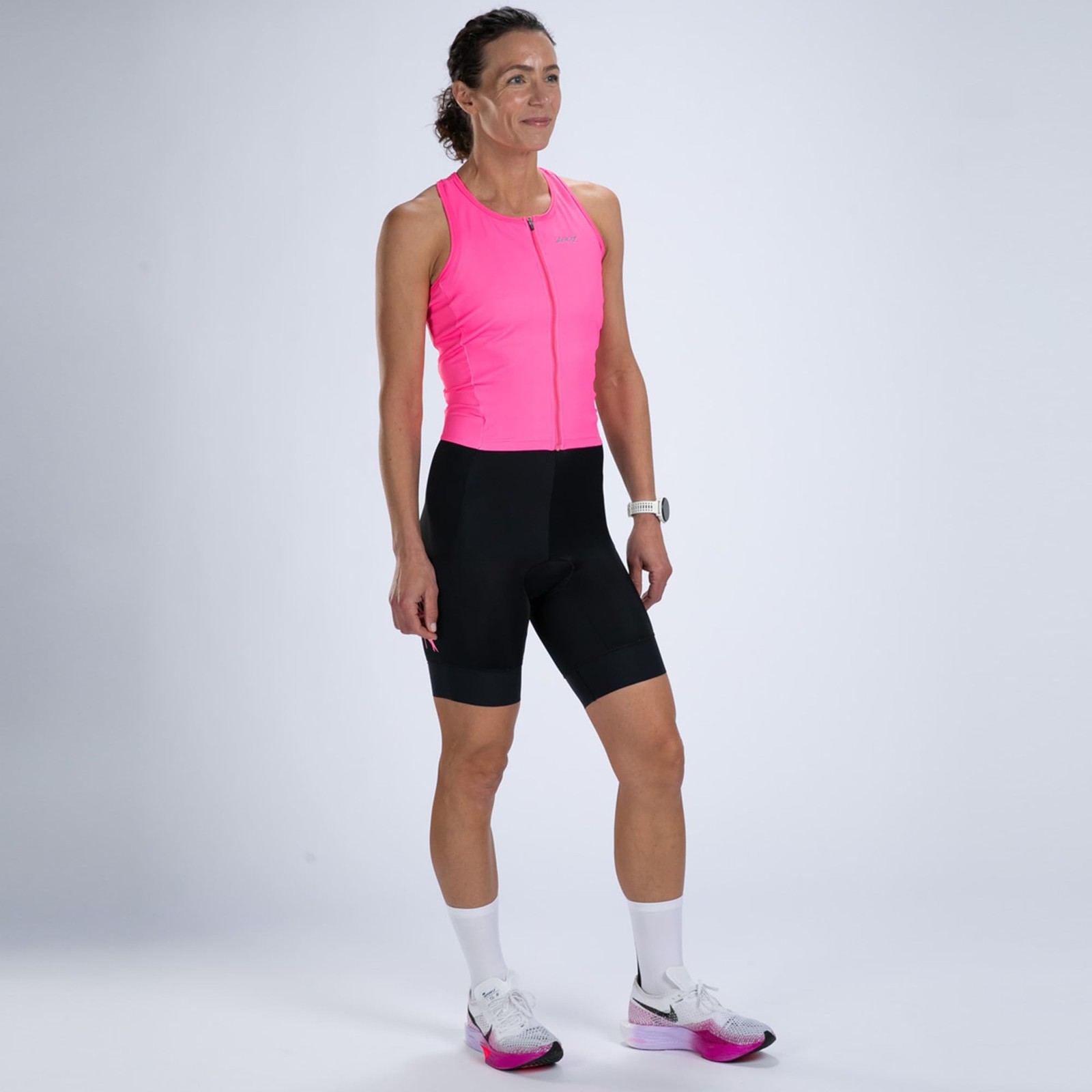 Zoot Women’s Core Sleeveless Tri Aero SLVS FZ Racesuit, Quick-Dry Sleevele