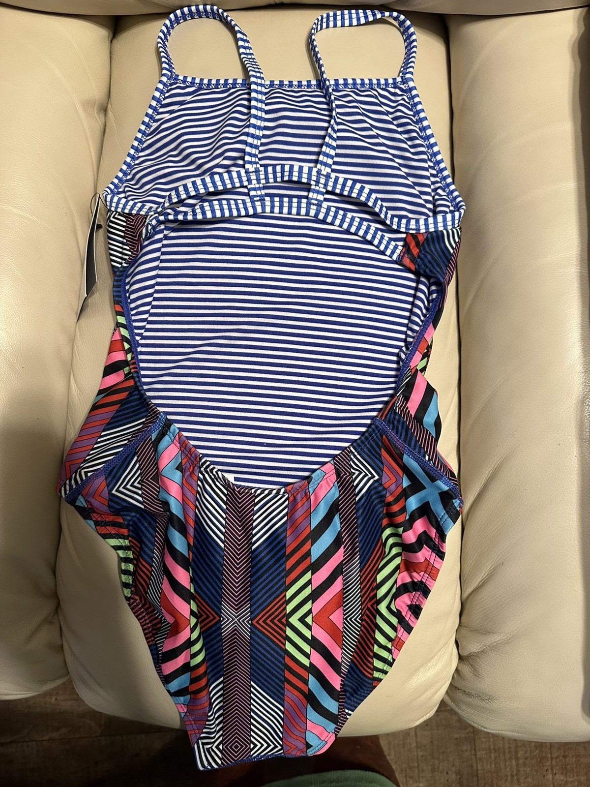 DOLFIN UGLIES One Piece Swimsuit Womens Size 32 BRIGHT GEO PRINT