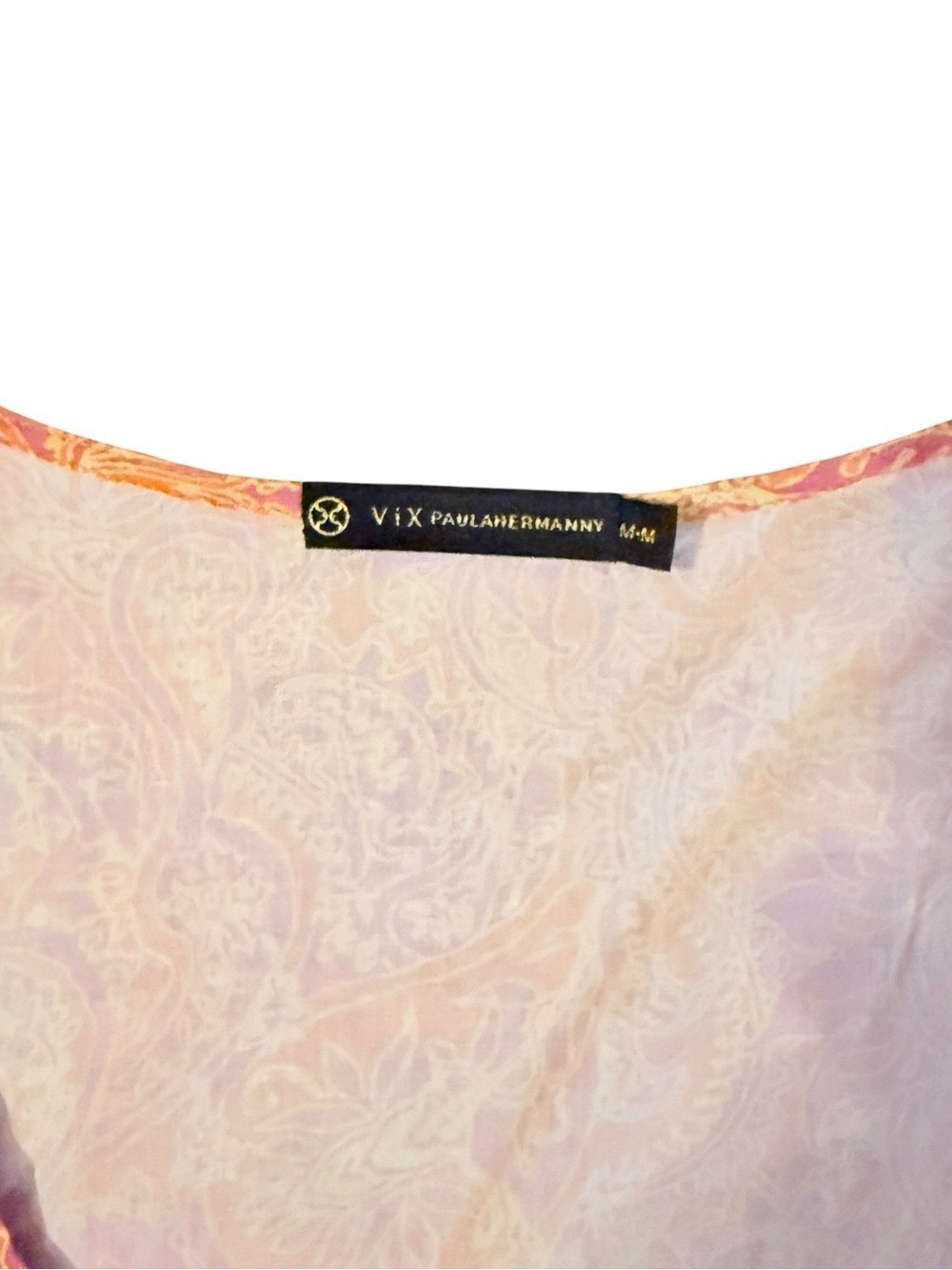 Vix Paula Hermanny Malia Magritte Cover-Up Dress Size Medium