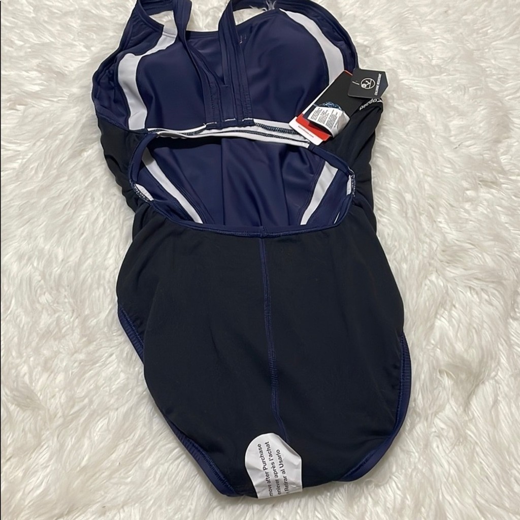 Women’s Speedo Fusion Splice One Piece Swimsuit Sz 14