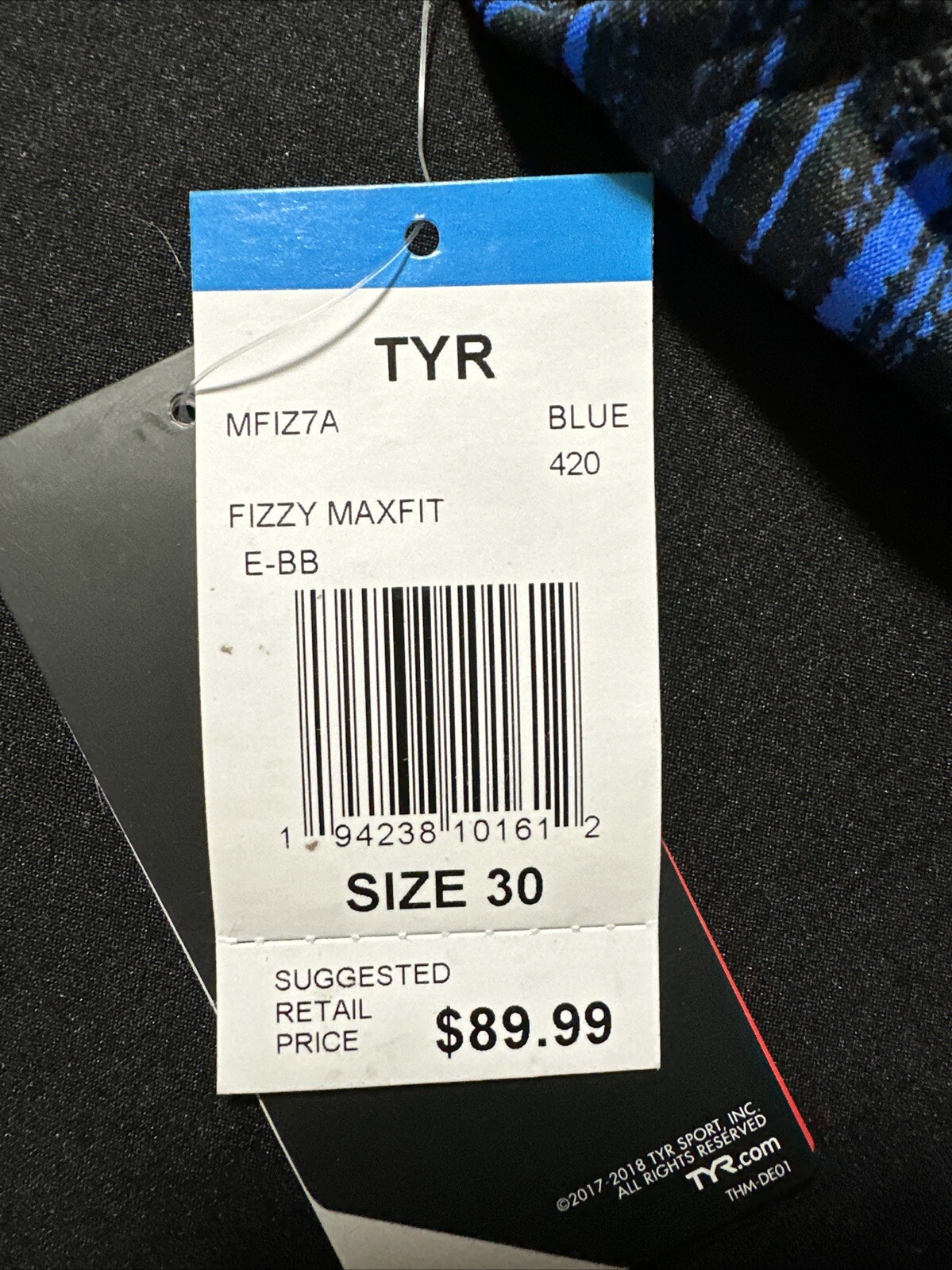 NEW TYR Women’s Fizzy Maxfit Swimsuit – 2023 300+ Blue Black