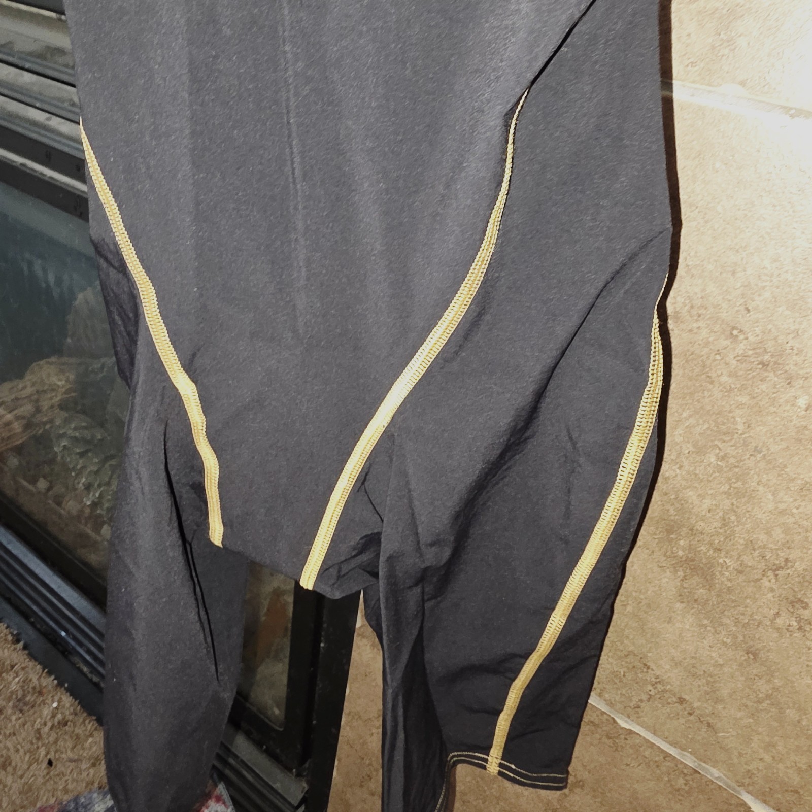 SPEEDO FASTSKIN Sz 26 LZR PRO Black Gold Competition Logo Swimming RaceJersey