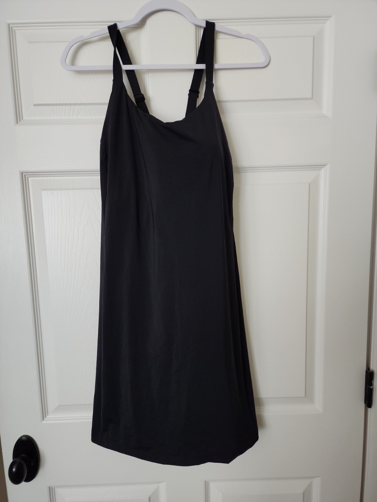 Duluth Trading Women 18W Black AKHG Lost Lake Swim Dress UPF 50 Built in Bra NWT