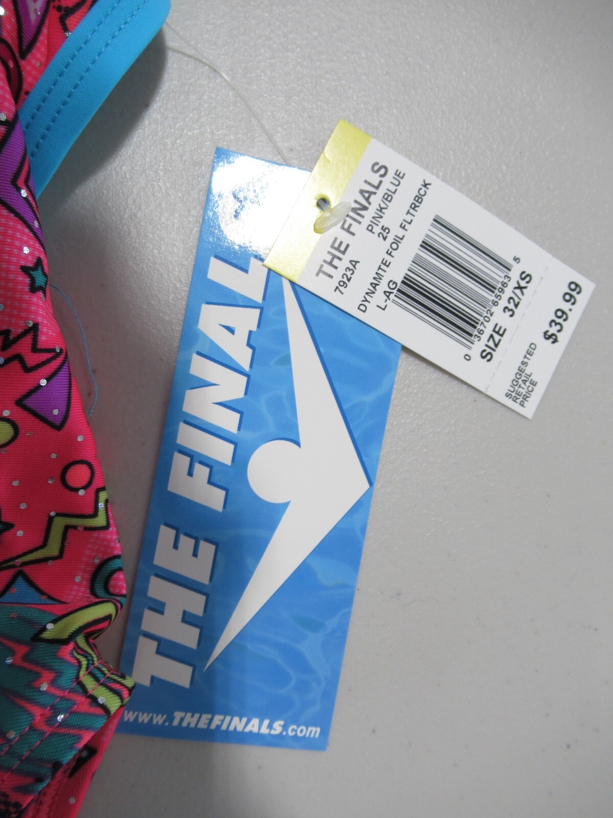 TYR The Finals Dynamte Foil Size 32 – XS Pink/Blue *NWT*