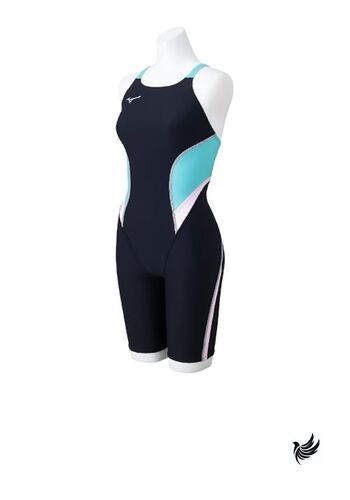 Mizuno Women’s One-Piece Swimsuit Exersuit Training Swimsuit Half Suit Size 94: