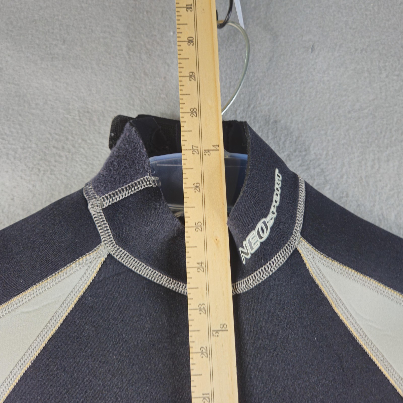 NeoSport Wetsuit Full Body Suit Womens Size 14 3/10MM Surf Swim Scuba Black Gray