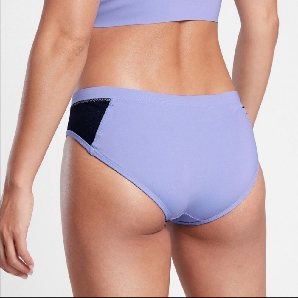 Athleta Cross Train Bikini Bottom Internal Drawcord at The Waist Beach Vacation