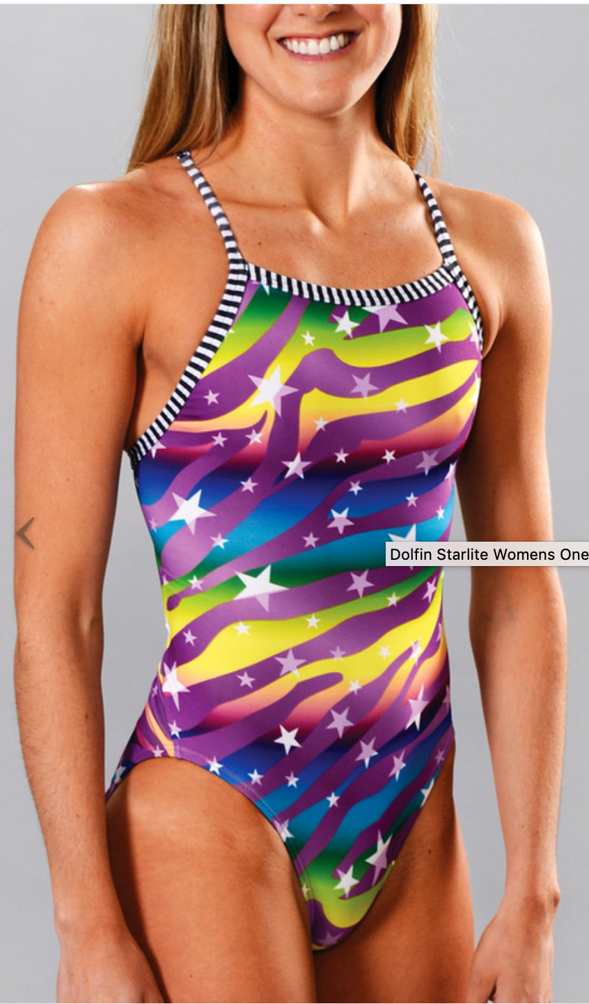 Size 32 Dolfin Uglies Swimsuit Womens New w/tags 9502L  Starlite 616 $46