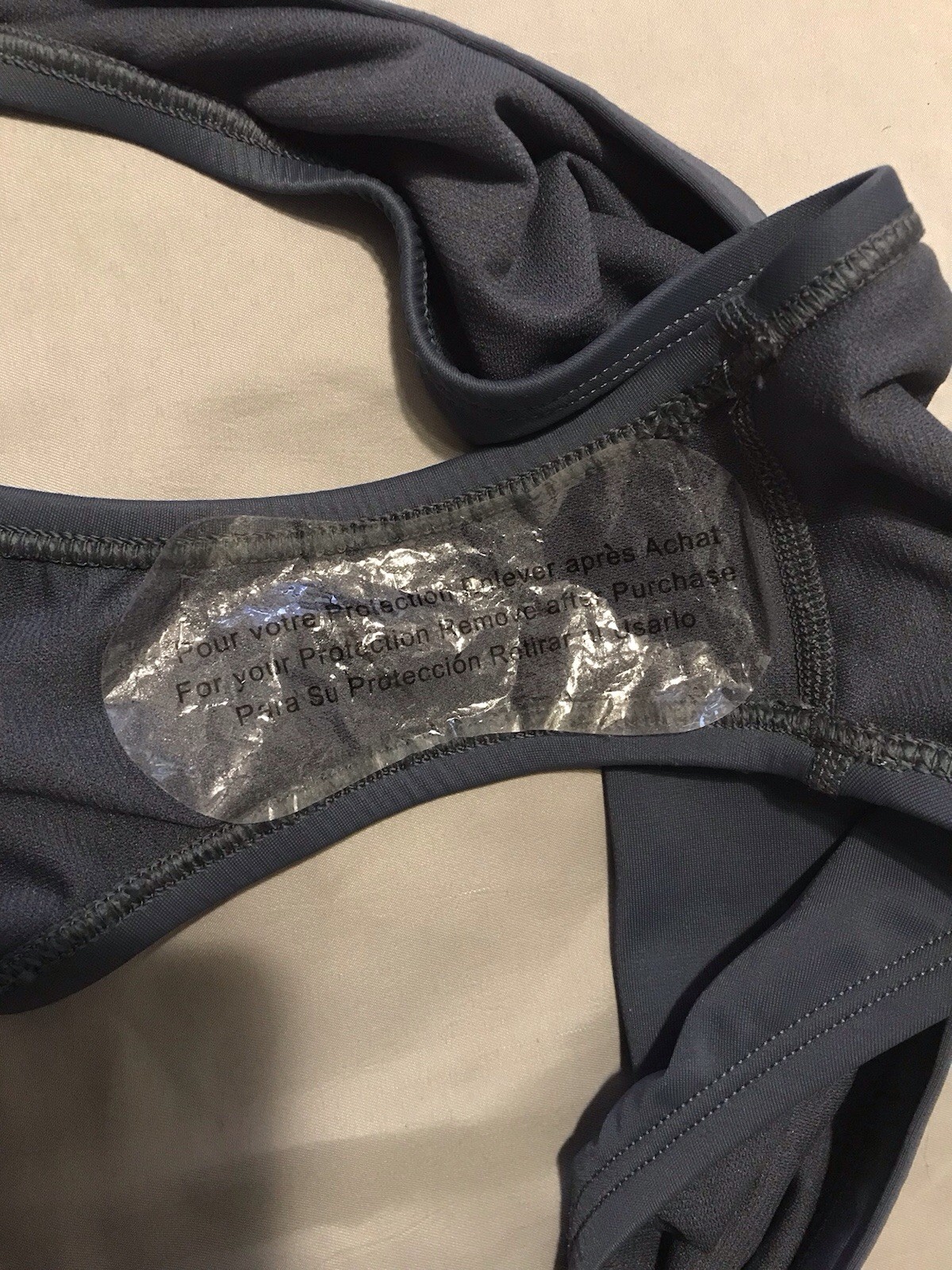 NWT! Nike Athletic Bikini Swim Bottom Metallic blue SZ L 💕